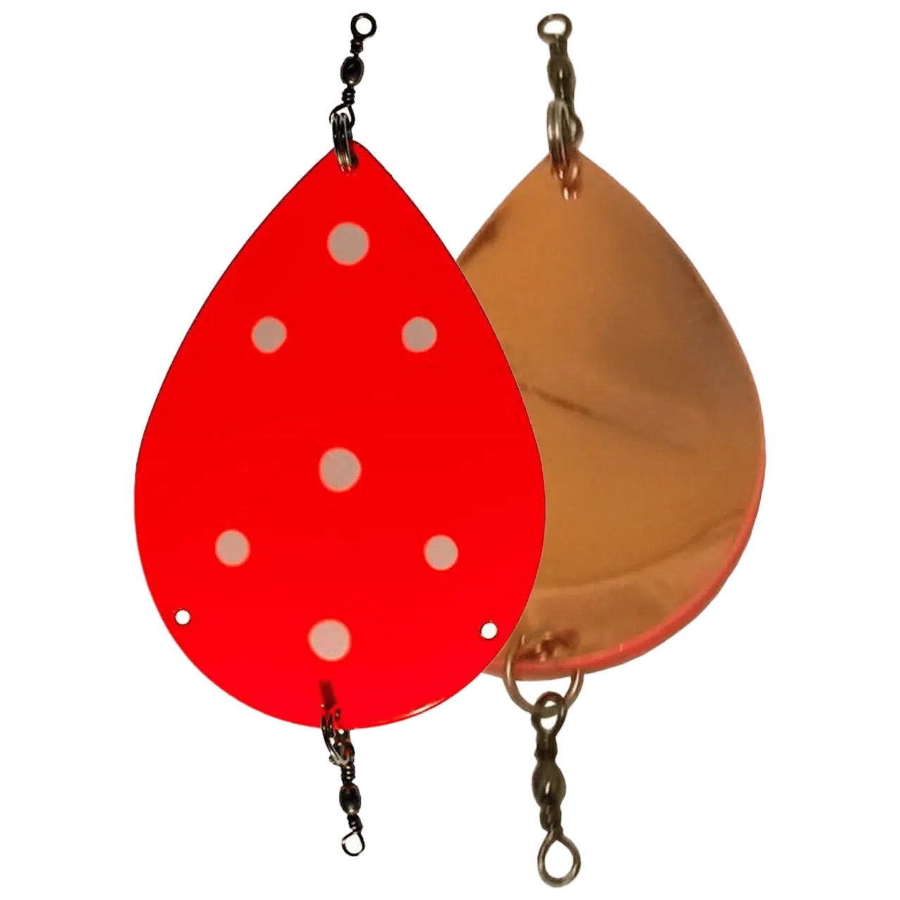 Søvik Dividalsblinken UV Fluo oransje/perlemor 58mm