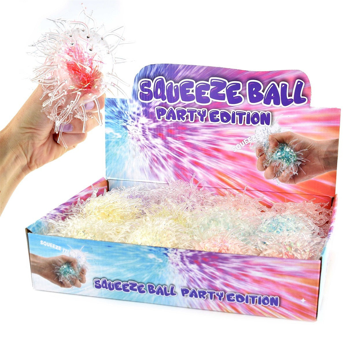 Squeeze ball w/hår