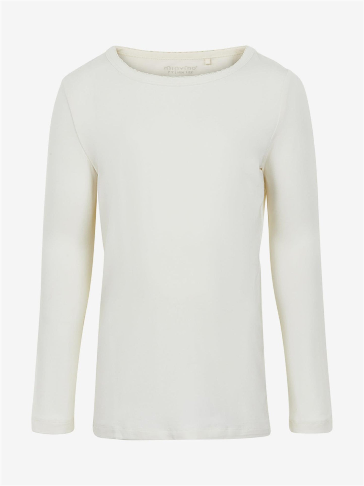 Minymo - Blouse LS - Bamboo White