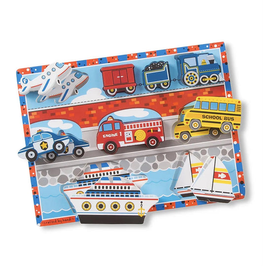 Vehicles chunky puzzle