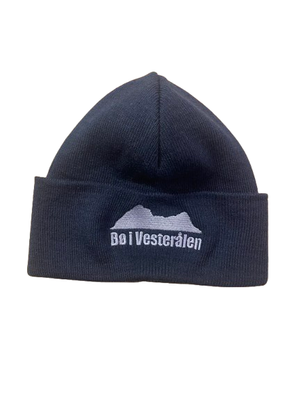 Tjukk Bø i Vesterålen lue, marineblå