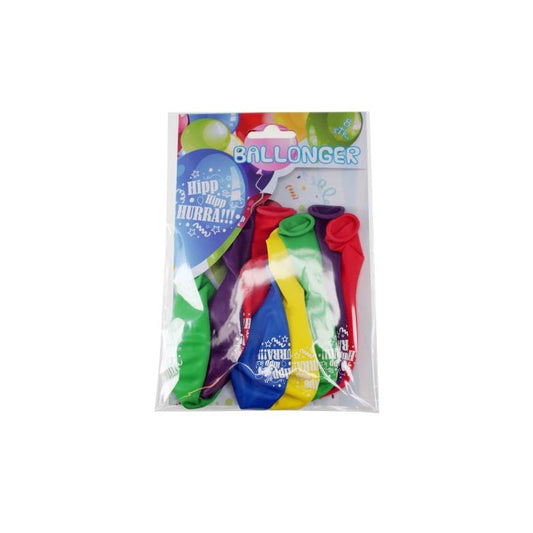 hipp hipp hurra ballonger, 8 PK