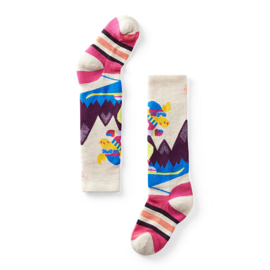 K Wintersport Full Cushion Mountain Moose Pattern Otc Socks