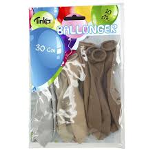 ballonger brun og beige