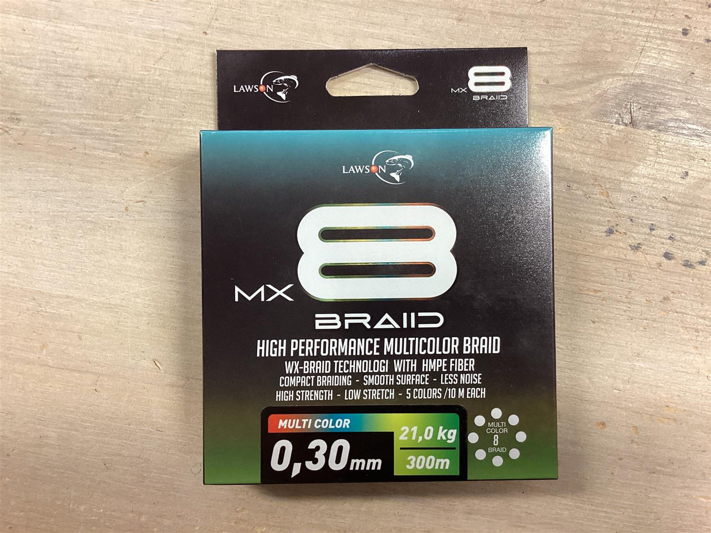 Lawson MX8 Braid Multicolor