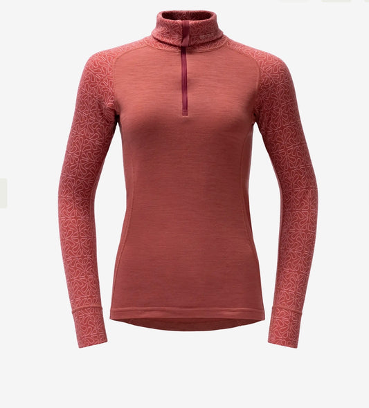 DUO ACTIVE MERINO 205 Z.NECK WMN