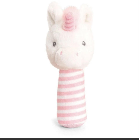 Keeleco Baby Twinkle Unicorn Stick Rattle (14cm)