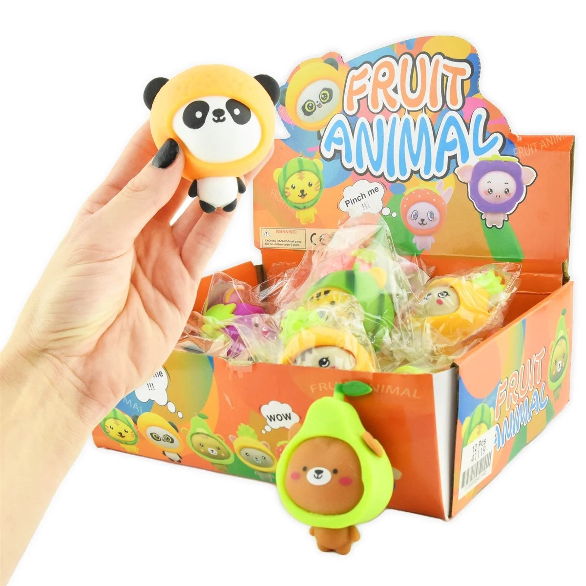 Squeeze animal with fruit costume